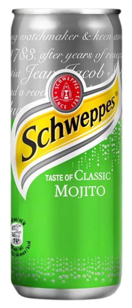 Швепс мохіто, 0,33л, ТМ Schweppes, Україна