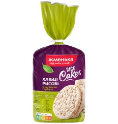 Хлібці рисові з насінням гарбуза, ТМ Жменька 100г, Україна