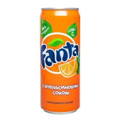 Напиток Fanta (ж/б), 330мл, ТМ Fanta, Украина