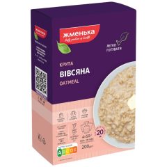 Крупа овсяная плющеная (в пакетиках для варки), 200г (4*50г), ТМ Жменька, Украина