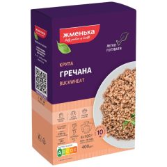 Крупа гречневая (в пакетиках для варки), 400г (4*100г), ТМ Жменька, Украина