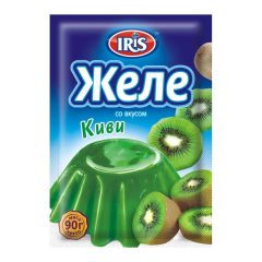 Желе со вкусом киви, 90г, ТМ IRIS, Украина
