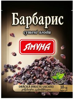 Барбарис (сушеные ягоды), 10г, ТМ Ямуна, Украина