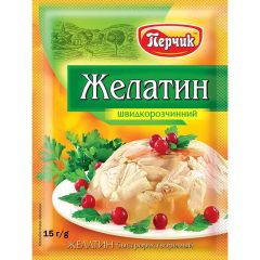 Желатин быстрорастворимый, 15г, ТМ Perchik, Украина