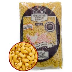 Макаронные изделия «Малые рожки», 500г, ТМ Корона, Украина