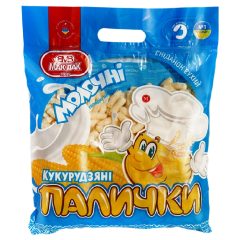 Кукурудзяні палички молочні, 175г, ТМ Мак-Дак, Україна