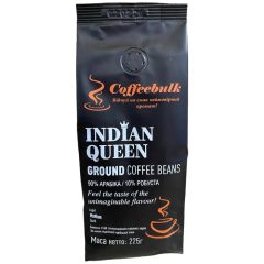 Кофе зерновой молотый Indian Queen, 225г, ТМ Coffeebulk, Украина