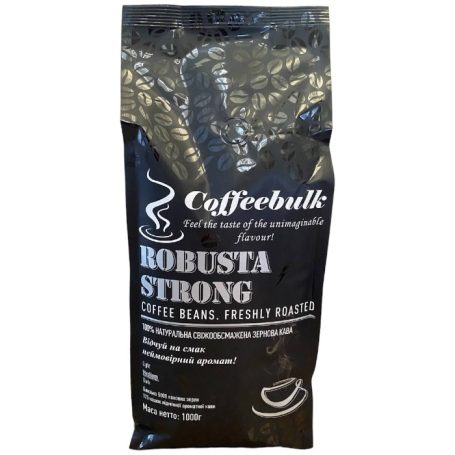 Кофе зерновой ROBUSTA STRONG, 1кг, ТМ Coffeebulk, Украина