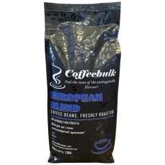 Кофе зерновой EUROPEN BLEND, 1кг, ТМ Coffeebulk, Украина