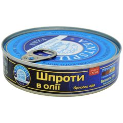 Шпроти в олії, 160г, ТМ Ventspils, Латвія