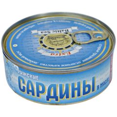 Сардина в олії, 240г, ТМ Baltic Sea, Литва
