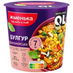 Булгур по-средиземноморски (стакан), 70г, ТМ Жменька, Украина