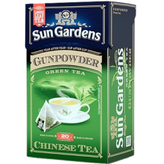 Чай зеленый в пирамидках Ганпаудер, 100г, ТМ Sun Gardens, Украина