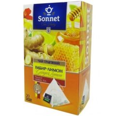 Чай пирамидки травяной «Имбирь-Лимон» (20шт), 40г, ТМ Sonnet, Украина