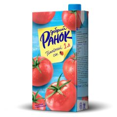 Сок томатный, 1л, ТМ Доброе утро, Украина