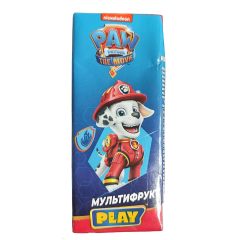 Сок «Щенячий патруль» мультифруктовый, 200мл, ТМ Paw Patrol, Украина