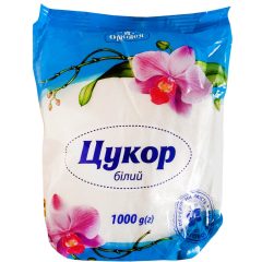 Цукор білий кристалічний, 1кг, ТМ Орхідея, Україна