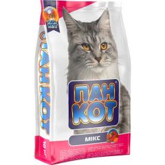 Сухой корм для котов микс, 10кг, ТМ Пан Кот, Украина