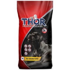 Корм сухой для взрослых собак с курицей, 10кг, ТМ THOR, Румыния