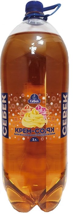 Напиток Крем-сода, 3л, ТМ Себек, Украина