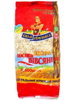 Хлопья овсянные №1, 400г, ТМ Сила Геркулеса, Украина