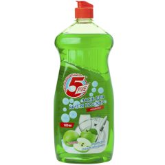 Засіб для миття посуду Яблуко, 1л, ТМ 5 Five, Україна
