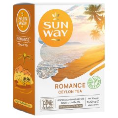 Чай листовой черный РОМАНТИЧНЫЙ ЦЕЙЛОН, 100г, ТМ Sun Way, Украина (48шт*уп)