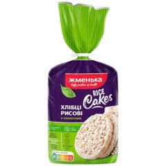 Хлібці рисові з коноплею, 100г, ТМ Жменька, Україна (16шт*уп)