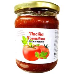Томатная паста ДСТУ 5081:2008, 500г (стекло), ТМ MADESA, Украина (12шт*уп)