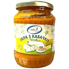 Икра из кабачков, 650г (стекло), ТМ MIRASA, Украина (12шт*уп)