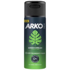 Дезодорант спрей  чоловічий green dream, 50мл, ТМ Arko men, Туреччина