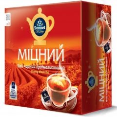 Чай пакетований міцний, 80шт., ТМ Sonnet, Україна