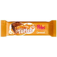 Батончик вафельний TOFFEE-CARAMEL, 30г, ТМ Polus, Україна
