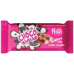Вафлі CHOCO-SHOCKS солона карамель, 45г, ТМ Polus, Україна