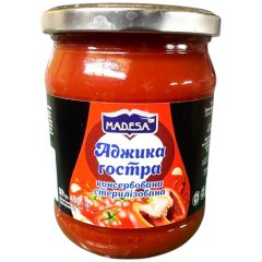 Аджика гостра консервована, 480г, ТМ Мадеса. Україна