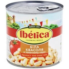 Фасоль белая консерва в томатном соусе. 400г, ТМ Iberica, Испания