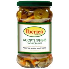 Грибы маринованные ассорти, 280г, ТМ Iberica, Испания