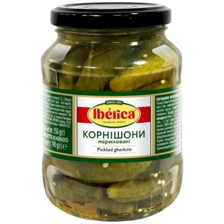 Корнишоны маринованные, 350г, ТМ Iberica, Испания