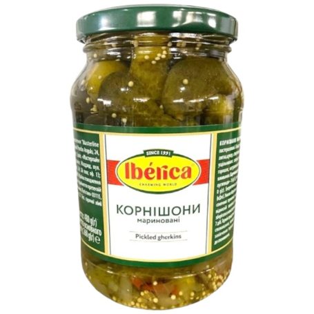 Корнишоны маринованные, 480г, ТМ Iberica, Испания