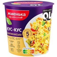 Кус-кус по-мароккански (в стакане), 55г, ТМ Жменька, Украина