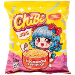 Вермишель быстрого приготовления со вкусом курицы, 60г, ТМ ChiBi,Украина