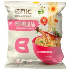 Вермишель быстрого приготовления со вкусом утки, 65г, ТМ Вилис, Украина