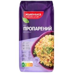 Рис пропарений «GOLD», 1кг, ТМ Жменька, Україна