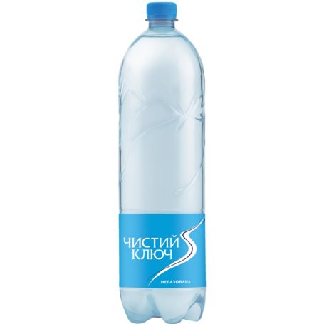 Вода питна негазована, 1,5л, ТМ Чистий ключ, Україна