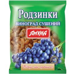Родзинки (виноград сушений),  80г, ТМ Ямуна, Україна
