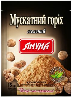 Мускатний горіх мелений, 15г, ТМ Ямуна, Україна