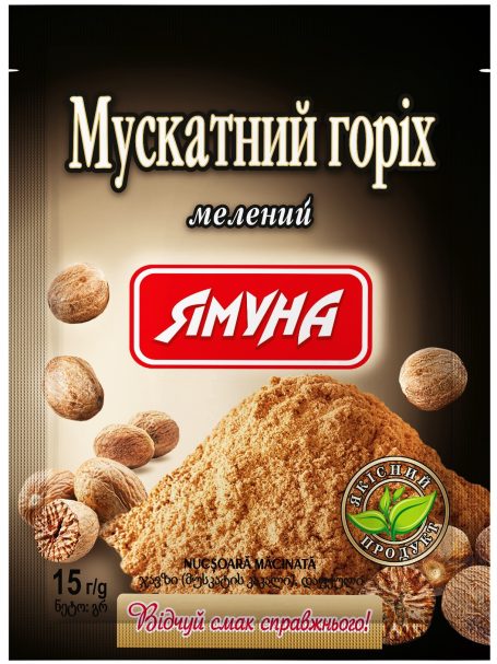 Мускатний горіх мелений, 15г, ТМ Ямуна, Україна