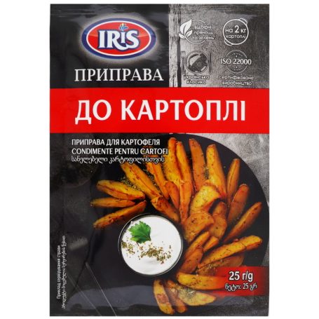 Приправа «До картоплі», 25г, ТМ IRIS, Україна