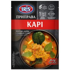 Приправа «Карі», 25г, ТМ IRIS, Україна