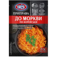 Приправа «До моркви по-корейськи», 25г, ТМ IRIS, Україна